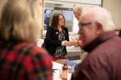 November 8, 2019: Senator Lindsey Williams attends luncheon to honor veterans.