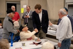 November 8, 2019: Senator Lindsey Williams attends luncheon to honor veterans.