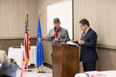 November 8, 2019: Senator Lindsey Williams attends luncheon to honor veterans.