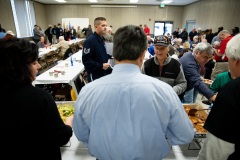 November 8, 2019: Senator Lindsey Williams attends luncheon to honor veterans.