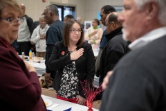 November 8, 2019: Senator Lindsey Williams attends luncheon to honor veterans.