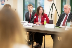 September 3, 2019; Senator Williams participates in Veterans' Roundtable discussion on suicide prevention.