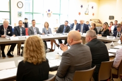 September 3, 2019; Senator Williams participates in Veterans' Roundtable discussion on suicide prevention.
