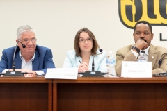 July 23, 2019: Senator Lindsey Williams participates in a Senate Democratic Policy Committee Hearing on Improving Veterans' Services.