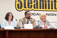 July 23, 2019: Senator Lindsey Williams participates in a Senate Democratic Policy Committee Hearing on Improving Veterans' Services.