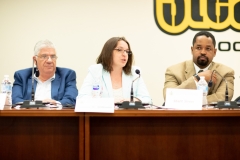 July 23, 2019: Senator Lindsey Williams participates in a Senate Democratic Policy Committee Hearing on Improving Veterans' Services.