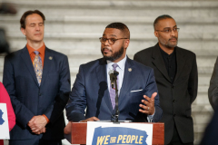 March 30, 2022:  Senator Lindsey Williams joins the We the People Campaign in calling for the majority in Harrisburg to use American Rescue Plan (ARP) funding to support PA families.