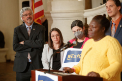 March 30, 2022:  Senator Lindsey Williams joins the We the People Campaign in calling for the majority in Harrisburg to use American Rescue Plan (ARP) funding to support PA families.
