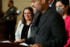 March 30, 2022:  Senator Lindsey Williams joins the We the People Campaign in calling for the majority in Harrisburg to use American Rescue Plan (ARP) funding to support PA families.