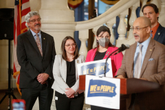 March 30, 2022:  Senator Lindsey Williams joins the We the People Campaign in calling for the majority in Harrisburg to use American Rescue Plan (ARP) funding to support PA families.