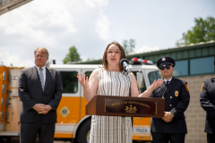 June 1, 20022: Senator Lindsey M. Williams joined the West Deer Volunteer Fire Company #3, local elected officials, and members of the community for a Groundbreaking Celebration for the Department’s newly-acquired facility.