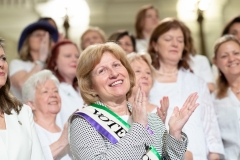 June 24, 2019: Senator Lindsey Williams joins colleagues in marking the 100th Anniversary of Women’s Suffrage.