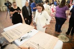 June 24, 2019: Senator Lindsey Williams joins colleagues in marking the 100th Anniversary of Women’s Suffrage.