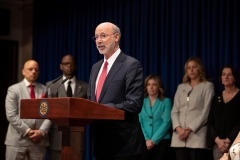 March 26, 2019: Senator Lindsey Williams joins fellow democrats today to introduce a package of legislation to curb workplace harassment.