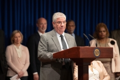 March 26, 2019: Senator Lindsey Williams joins fellow democrats today to introduce a package of legislation to curb workplace harassment.