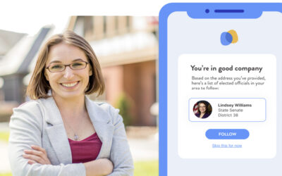 Senator Lindsey M. Williams Joins Constituent Contact App Called “Be The Change”; Now Available Free on Apple App Store and Web