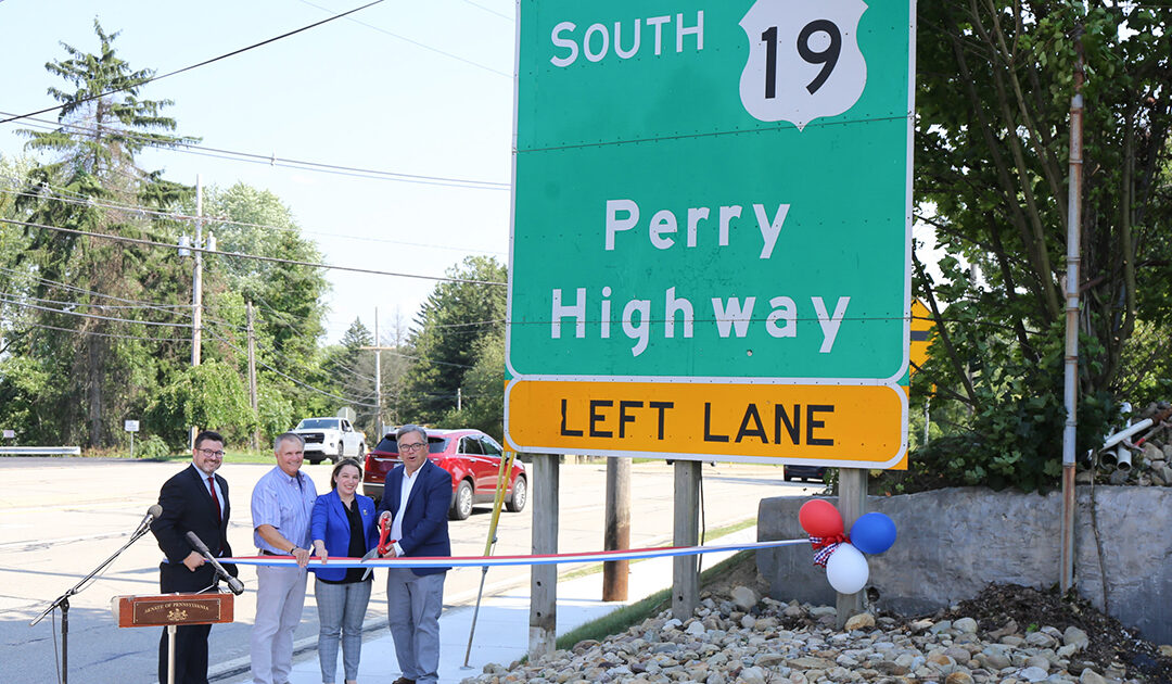Senator Lindsey M. Williams Joins McCandless Council Members to Open New Connector Sidewalk Along Perry Highway
