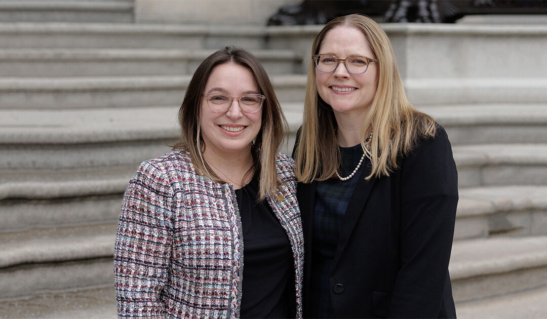 Senator Lindsey Williams and Alyssa Cowan