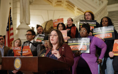 20+ State Legislators Say Taxing Billionaires Is the Only Way to Prevent PA’s Next Budget Crisis