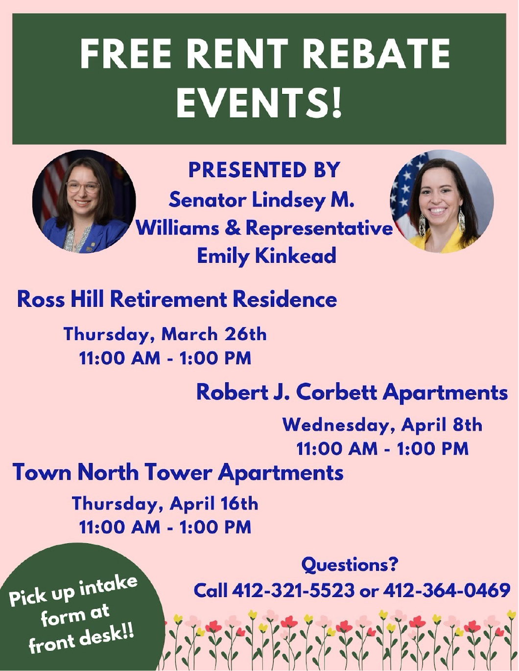 2026 Property Tax/Rent Rebate Events