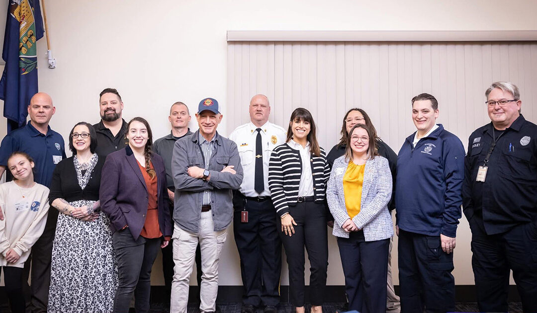 Senator Lindsey Williams and First Responders