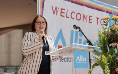 Senator Lindsey Williams Joins Healthcare Advocates, LGBTQ+ Community for Ribbon Cutting at New Allies for Health + Wellbeing Facility