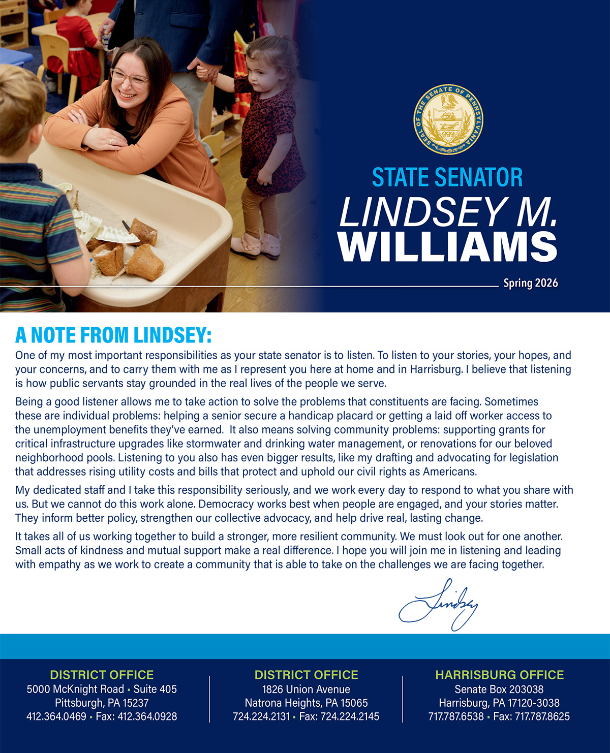 Spring Newsletter 2026 Spring Newsletter 2026