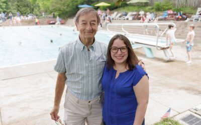Senator Lindsey Williams Joins Community for Opening of Ingomar North Swim Club Pool